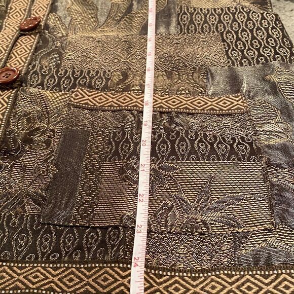 Tudor Court Tapestry Blazer Jacket Size Medium Classic Blazer Dressy - Picture 14 of 15